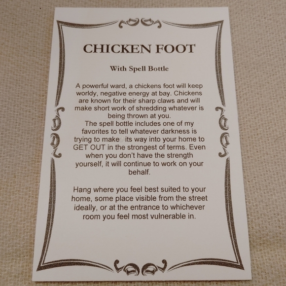 CHICKEN Foot with Spell❤️ - Picture 7 of 7